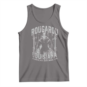 Louisiana Cryptid Rougarou Tank Top Atchafalaya Basin Boogie Man TS09 Deep Heather Print Your Wear