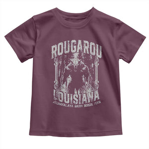 Louisiana Cryptid Rougarou Toddler T Shirt Atchafalaya Basin Boogie Man TS09 Maroon Print Your Wear
