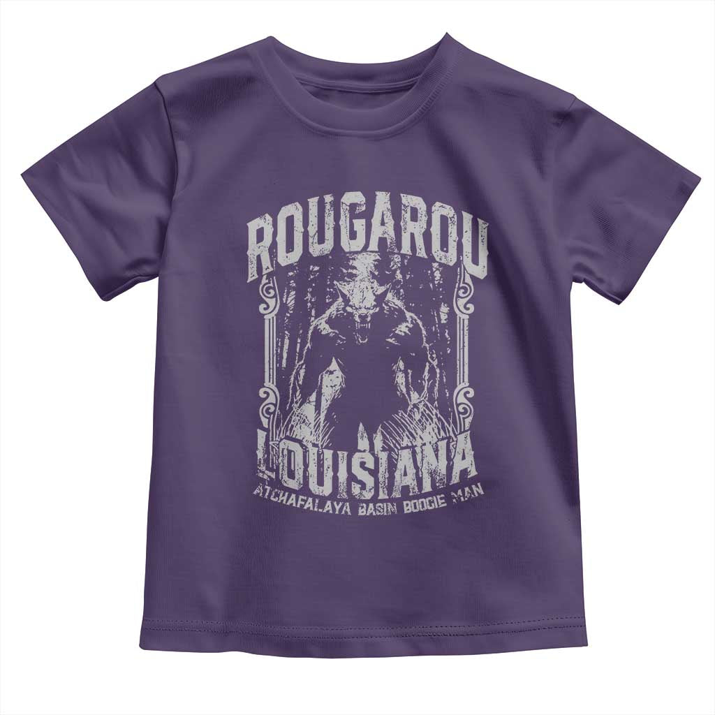 Louisiana Cryptid Rougarou Toddler T Shirt Atchafalaya Basin Boogie Man TS09 Purple Print Your Wear