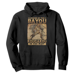 Louisiana Cryptid Rougarou Hoodie Legend Of The Bayou Rougarou In The Mist TS09 Black Print Your Wear