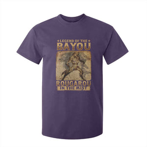 Louisiana Cryptid Rougarou T Shirt For Kid Legend Of The Bayou Rougarou In The Mist TS09 Purple Print Your Wear