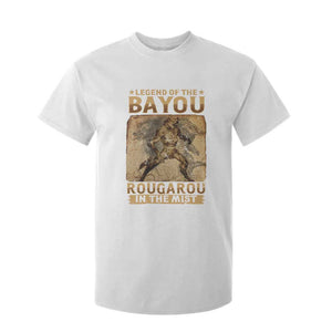 Louisiana Cryptid Rougarou T Shirt For Kid Legend Of The Bayou Rougarou In The Mist TS09 White Print Your Wear