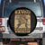 Louisiana Cryptid Rougarou Spare Tire Cover Legend Of The Bayou Rougarou In The Mist TS09 No hole Black Print Your Wear