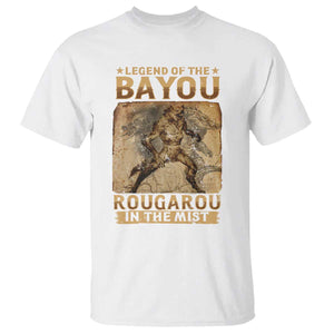 Louisiana Cryptid Rougarou T Shirt Legend Of The Bayou Rougarou In The Mist TS09 White Print Your Wear