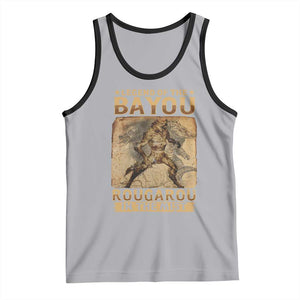Louisiana Cryptid Rougarou Tank Top Legend Of The Bayou Rougarou In The Mist TS09 Athletic Heather Black Print Your Wear
