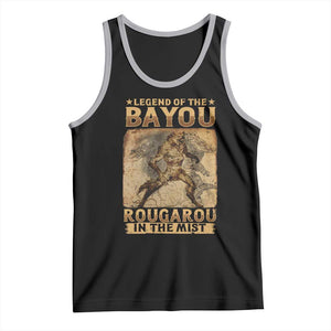 Louisiana Cryptid Rougarou Tank Top Legend Of The Bayou Rougarou In The Mist TS09 Black Athletic Heather Print Your Wear