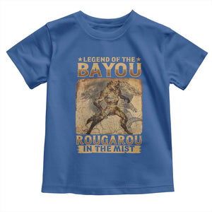 Louisiana Cryptid Rougarou Toddler T Shirt Legend Of The Bayou Rougarou In The Mist TS09 Royal Blue Print Your Wear