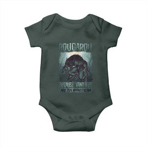 Funny Rougarou Baby Onesie Because Vampires Are Too Mainstream Louisiana Cryptid TS09 Print Your Wear