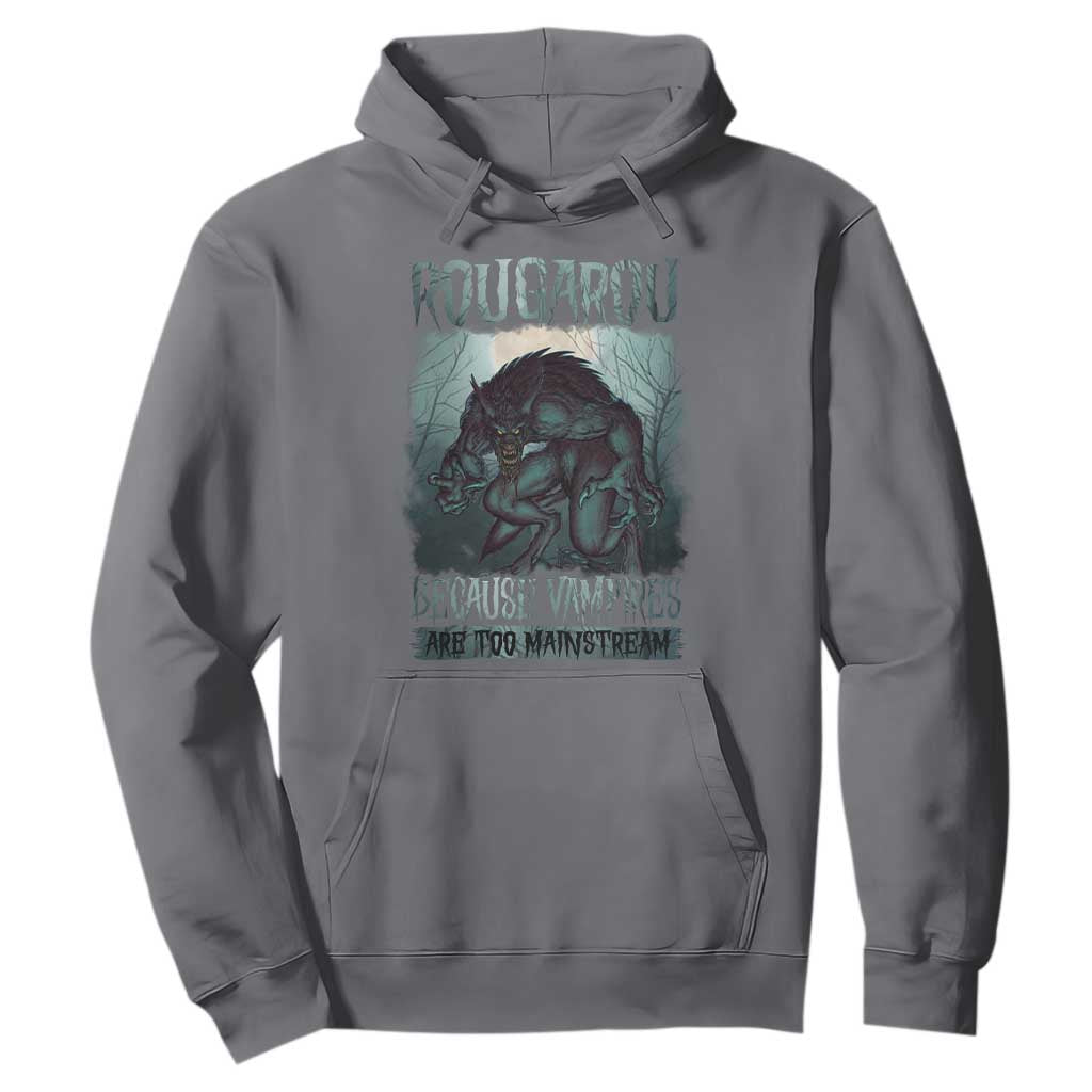 Funny Rougarou Hoodie Because Vampires Are Too Mainstream Louisiana Cryptid TS09 Charcoal Print Your Wear