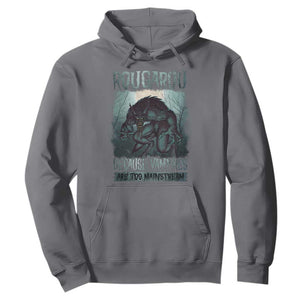 Funny Rougarou Hoodie Because Vampires Are Too Mainstream Louisiana Cryptid TS09 Charcoal Print Your Wear