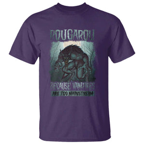 Funny Rougarou T Shirt Because Vampires Are Too Mainstream Louisiana Cryptid TS09 Purple Print Your Wear