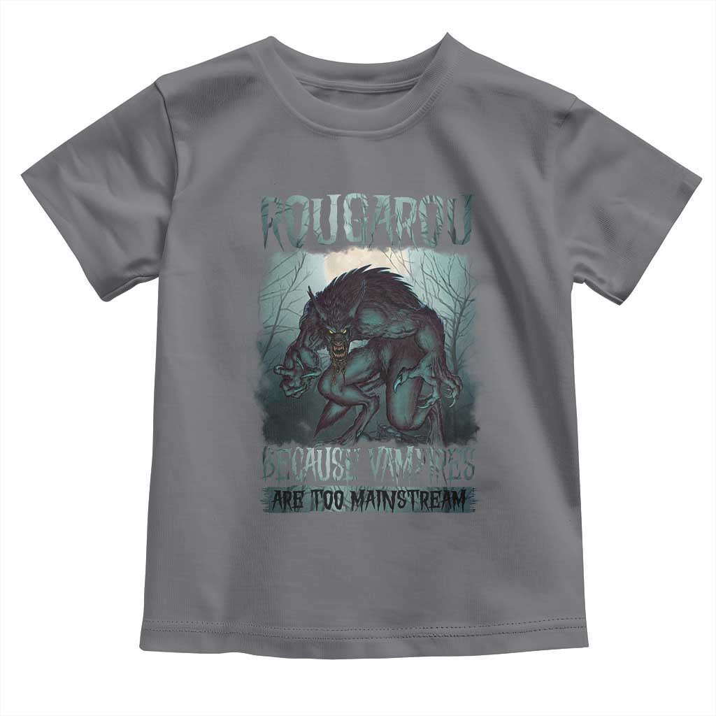 Funny Rougarou Toddler T Shirt Because Vampires Are Too Mainstream Louisiana Cryptid TS09 Charcoal Print Your Wear