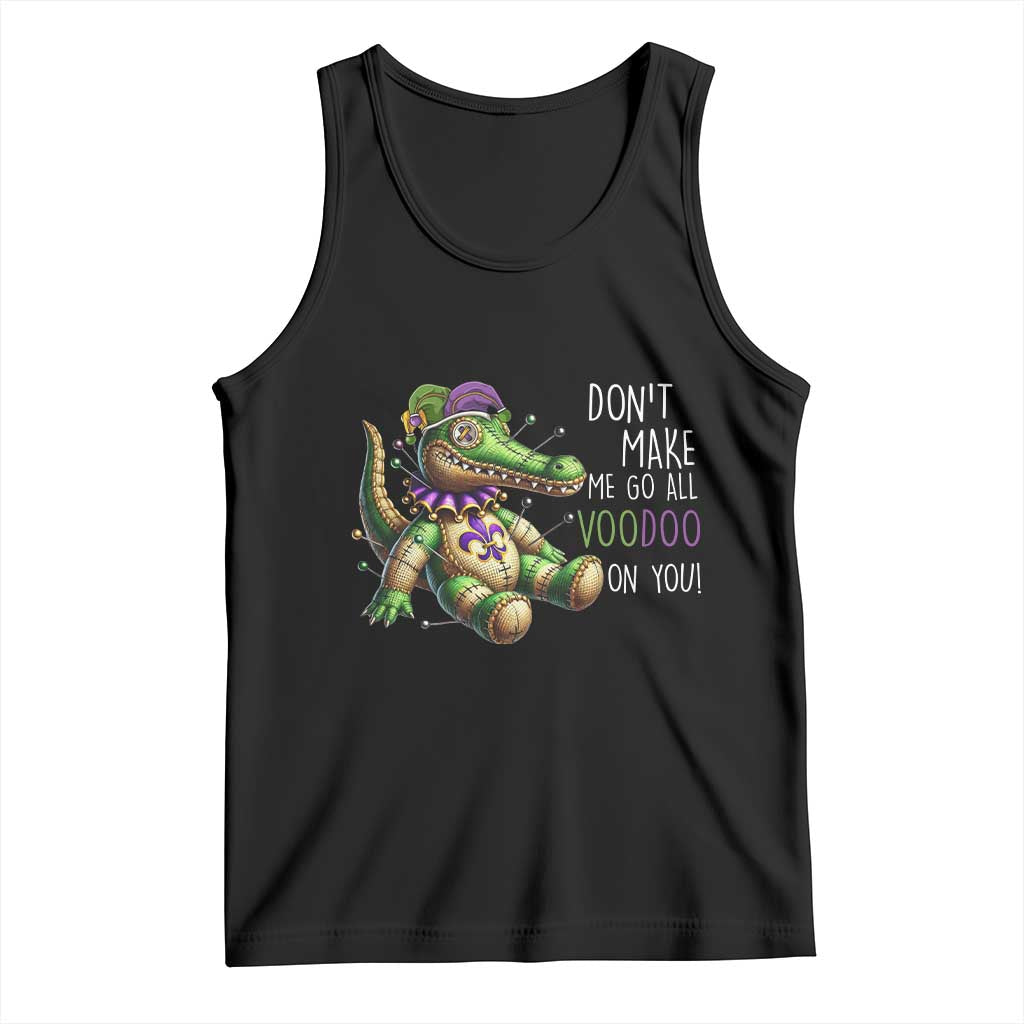 Voodoo Mardi Gras Tank Top Aligator Voodoo Doll New Orleans Louisiana TS09 Black Print Your Wear