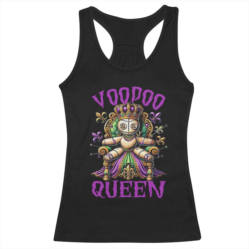 Mardi Gras Voodoo Queen Racerback Tank Top TS09 Black Print Your Wear