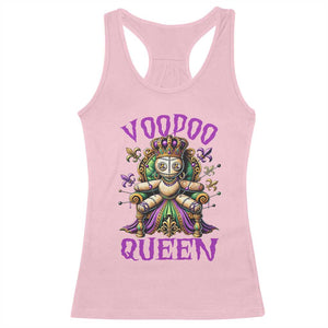 Mardi Gras Voodoo Queen Racerback Tank Top TS09 Light Pink Print Your Wear