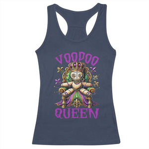 Mardi Gras Voodoo Queen Racerback Tank Top TS09 Navy Print Your Wear
