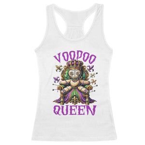Mardi Gras Voodoo Queen Racerback Tank Top TS09 White Print Your Wear