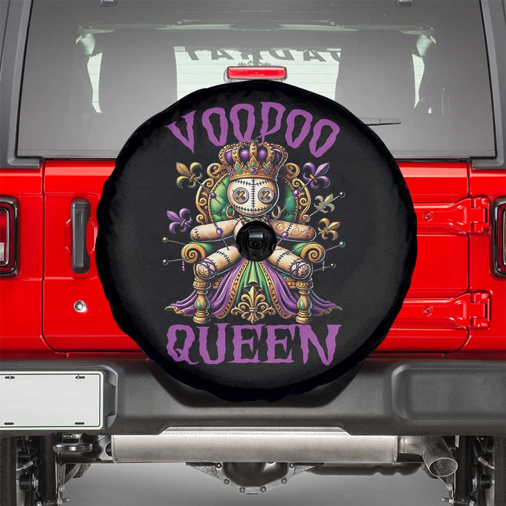 Mardi Gras Voodoo Queen Spare Tire Cover TS09 Black Print Your Wear