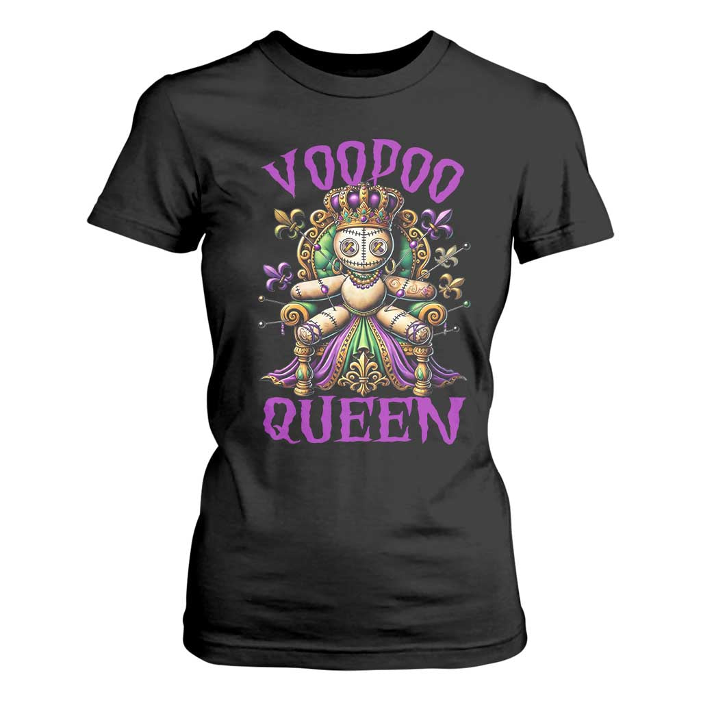 Mardi Gras Voodoo Queen T Shirt For Women TS09 Black Print Your Wear