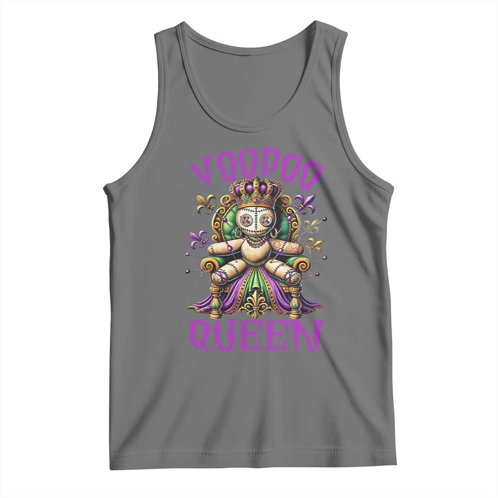 Mardi Gras Voodoo Queen Tank Top TS09 Black Heather Print Your Wear