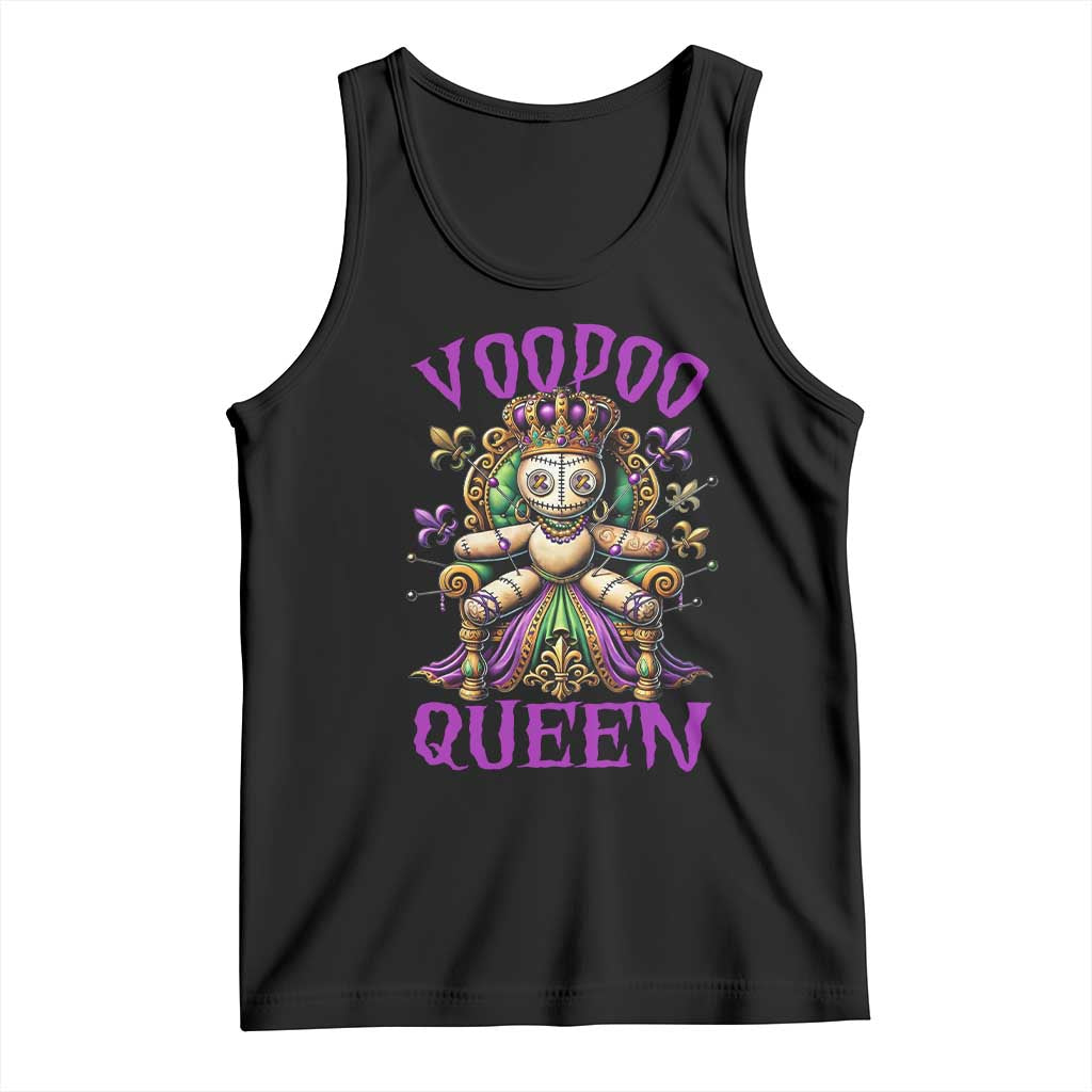Mardi Gras Voodoo Queen Tank Top TS09 Black Print Your Wear