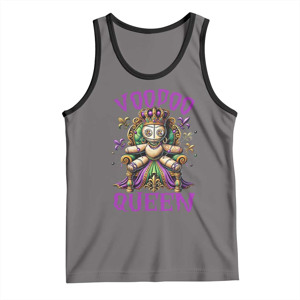 Mardi Gras Voodoo Queen Tank Top TS09 Deep Heather Black Print Your Wear