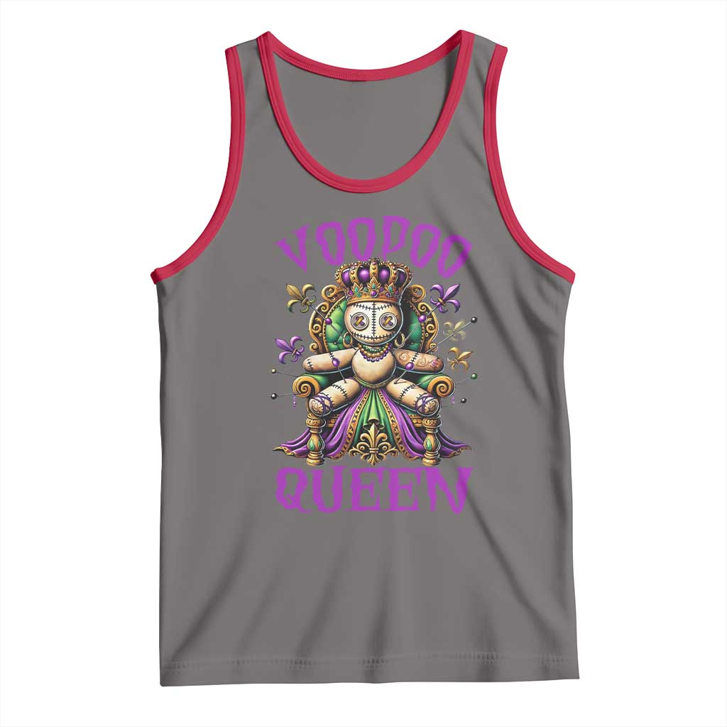 Mardi Gras Voodoo Queen Tank Top TS09 Deep Heather Red Print Your Wear