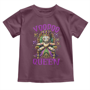 Mardi Gras Voodoo Queen Toddler T Shirt TS09 Maroon Print Your Wear