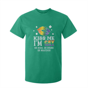 St Patrick's Day T Shirt For Kid Kiss Me I'm Gay Or Irish Or Drunk Or Whatever TS09 Irish Green Print Your Wear