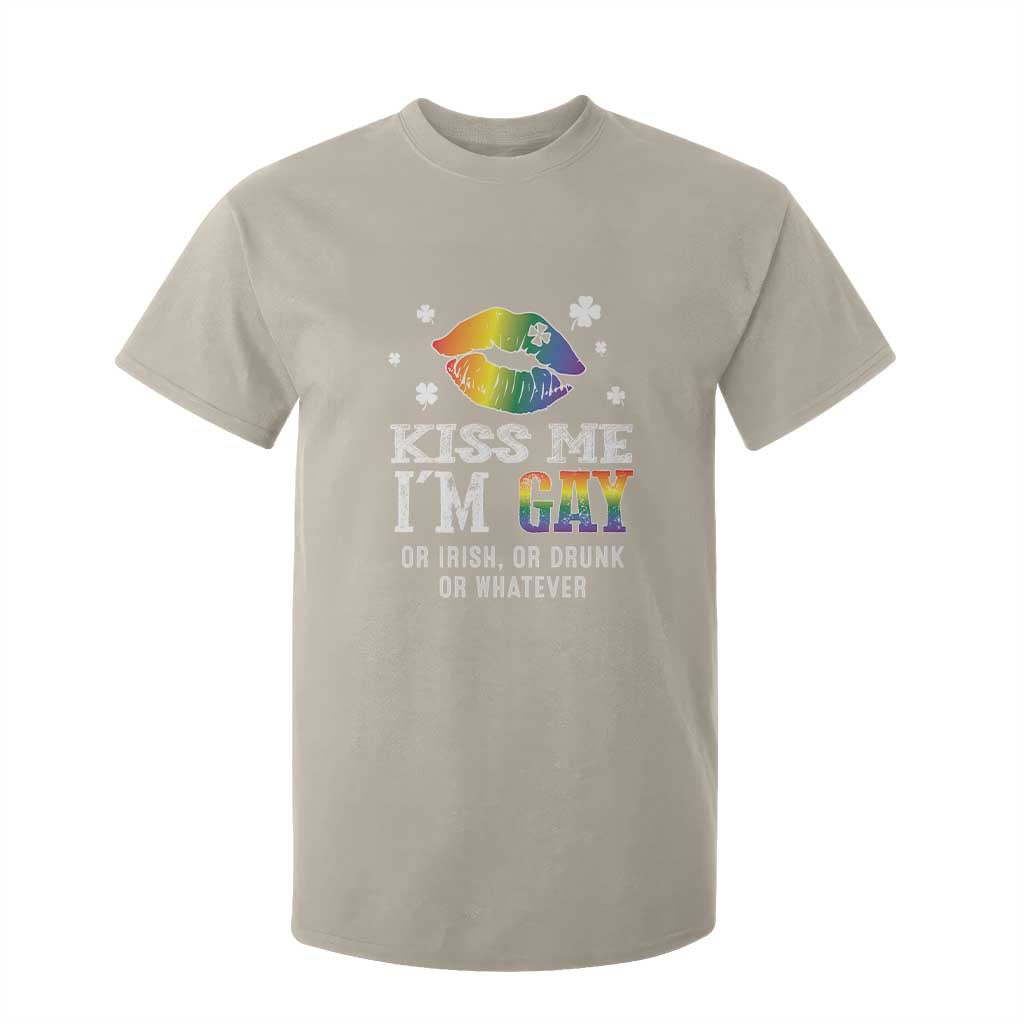 St Patrick's Day T Shirt For Kid Kiss Me I'm Gay Or Irish Or Drunk Or Whatever TS09 Sand Print Your Wear