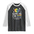 St Patrick's Day Raglan Shirt Kiss Me I'm Gay Or Irish Or Drunk Or Whatever TS09 Black White Print Your Wear
