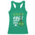 St Patrick's Day Racerback Tank Top Funny Sham Rock N Roll Shamrock Guitar TS09 Irish Green Print Your Wear