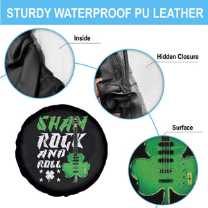 St Patrick's Day Spare Tire Cover Funny Sham Rock N Roll Shamrock Guitar TS09 Print Your Wear