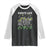 St Patrick's Day Raglan Shirt Radiate Luck Funny Skeleton Radiology TS09 Black White Print Your Wear