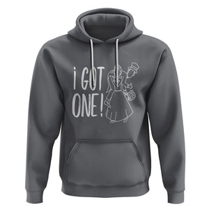 Funny Marriage Hoodie I Got One Bachelor Bachelorette Party Couple Matching TS09 Charcoal Printyourwear