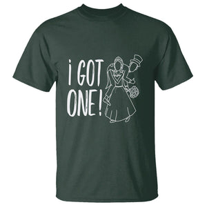 Funny Marriage T Shirt I Got One Bachelor Bachelorette Party Couple Matching TS09 Dark Forest Green Printyourwear