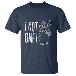 Funny Marriage T Shirt I Got One Bachelor Bachelorette Party Couple Matching TS09 Navy Printyourwear