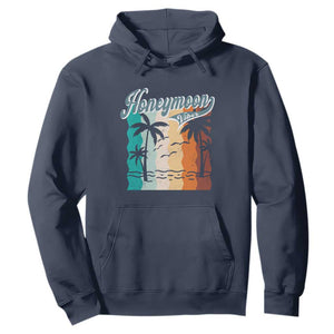 Honeymoon Vibe Hoodie Beach Trip Married Couple Matching TS09 Navy Print Your Wear