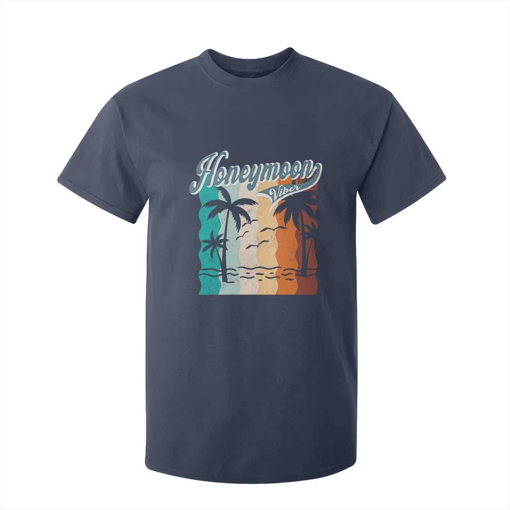 Honeymoon Vibe T Shirt For Kid Beach Trip Married Couple Matching TS09 Navy Print Your Wear