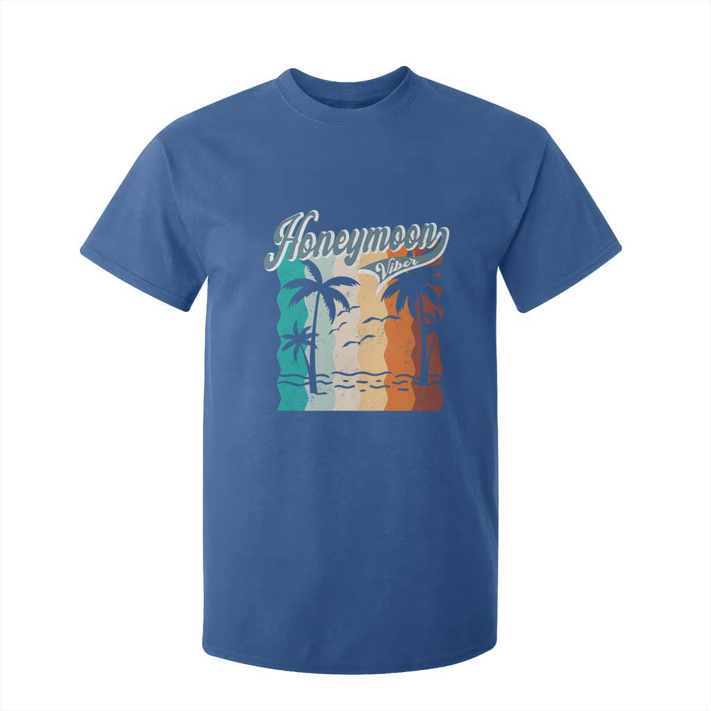 Honeymoon Vibe T Shirt For Kid Beach Trip Married Couple Matching TS09 Royal Blue Print Your Wear