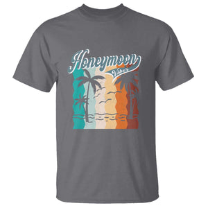 Honeymoon Vibe T Shirt Beach Trip Married Couple Matching TS09 Charcoal Print Your Wear