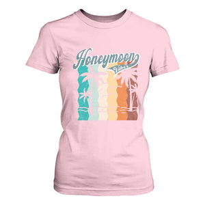 Honeymoon Vibe T Shirt For Women Beach Trip Married Couple Matching TS09 Light Pink Print Your Wear