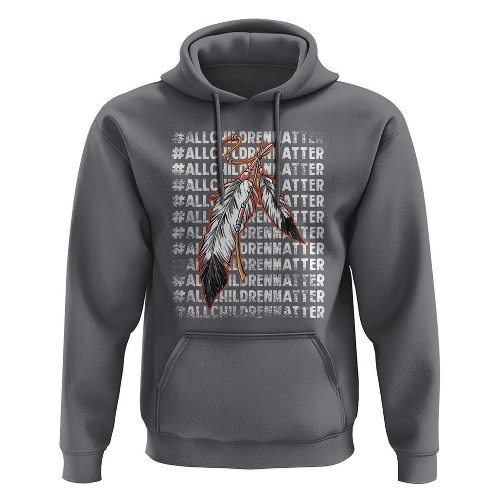Orange Shirt Day Hoodie All Children Matter Indigenous Children TS09 Charcoal Print Your Wear