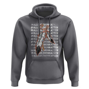 Orange Shirt Day Hoodie All Children Matter Indigenous Children TS09 Charcoal Print Your Wear