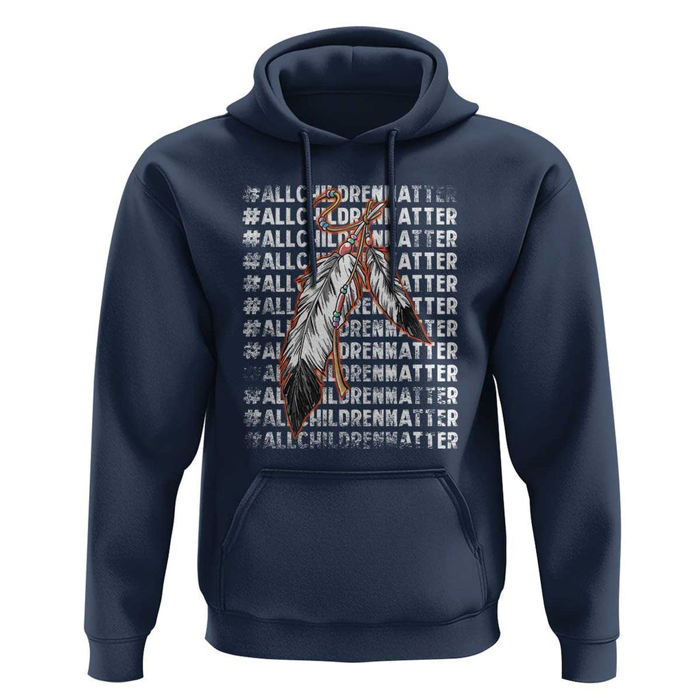 Orange Shirt Day Hoodie All Children Matter Indigenous Children TS09 Navy Print Your Wear