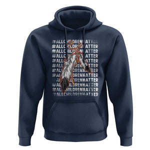 Orange Shirt Day Hoodie All Children Matter Indigenous Children TS09 Navy Print Your Wear