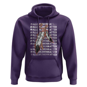 Orange Shirt Day Hoodie All Children Matter Indigenous Children TS09 Purple Print Your Wear