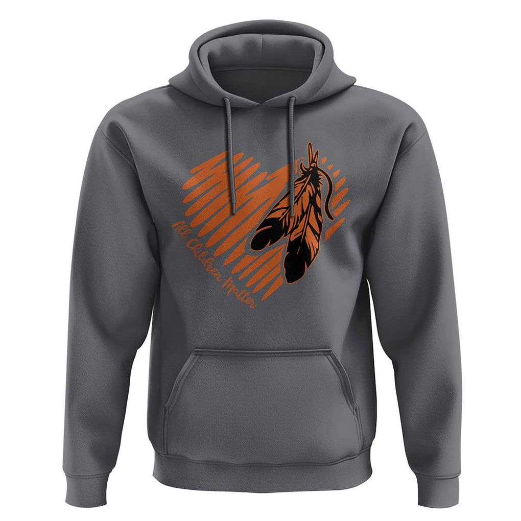 Orange Shirt Day Hoodie All Children Matter Native Children TS09 Charcoal Print Your Wear
