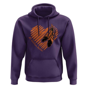 Orange Shirt Day Hoodie All Children Matter Native Children TS09 Purple Print Your Wear
