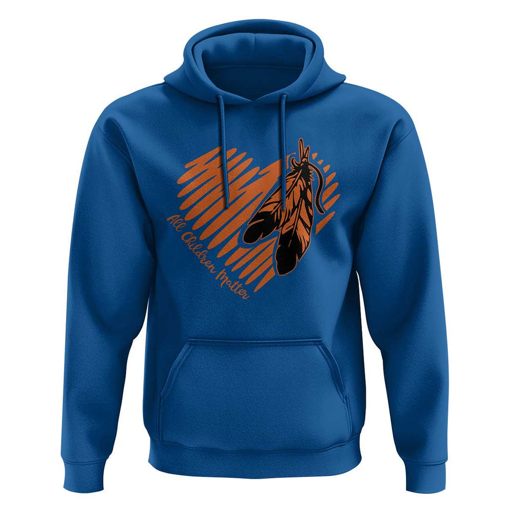 Orange Shirt Day Hoodie All Children Matter Native Children TS09 Royal Blue Print Your Wear